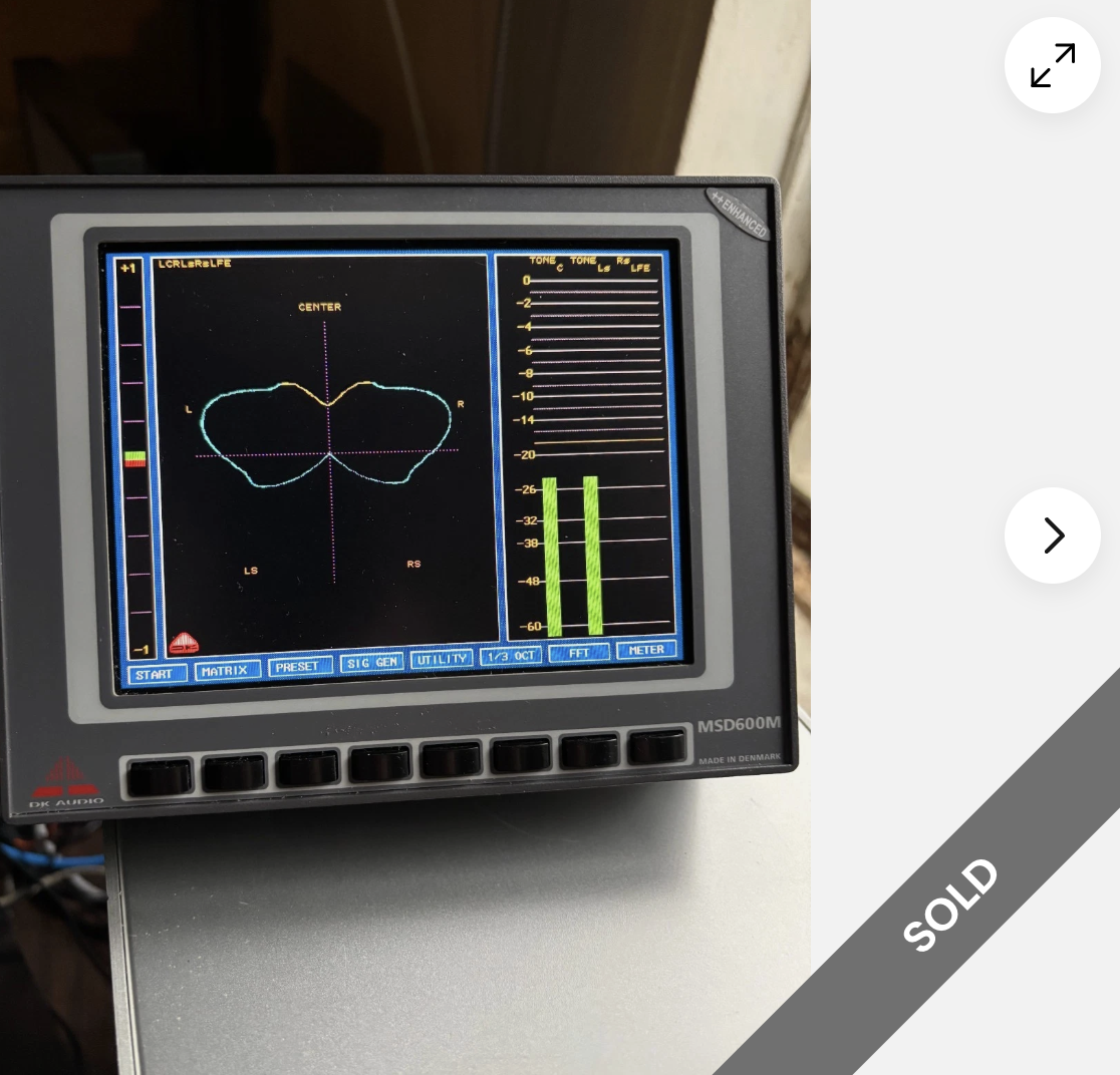 DK Audio MSD600M++ Surround Meter 2 Output OM600, 1 IM 600 SDI, ID 600